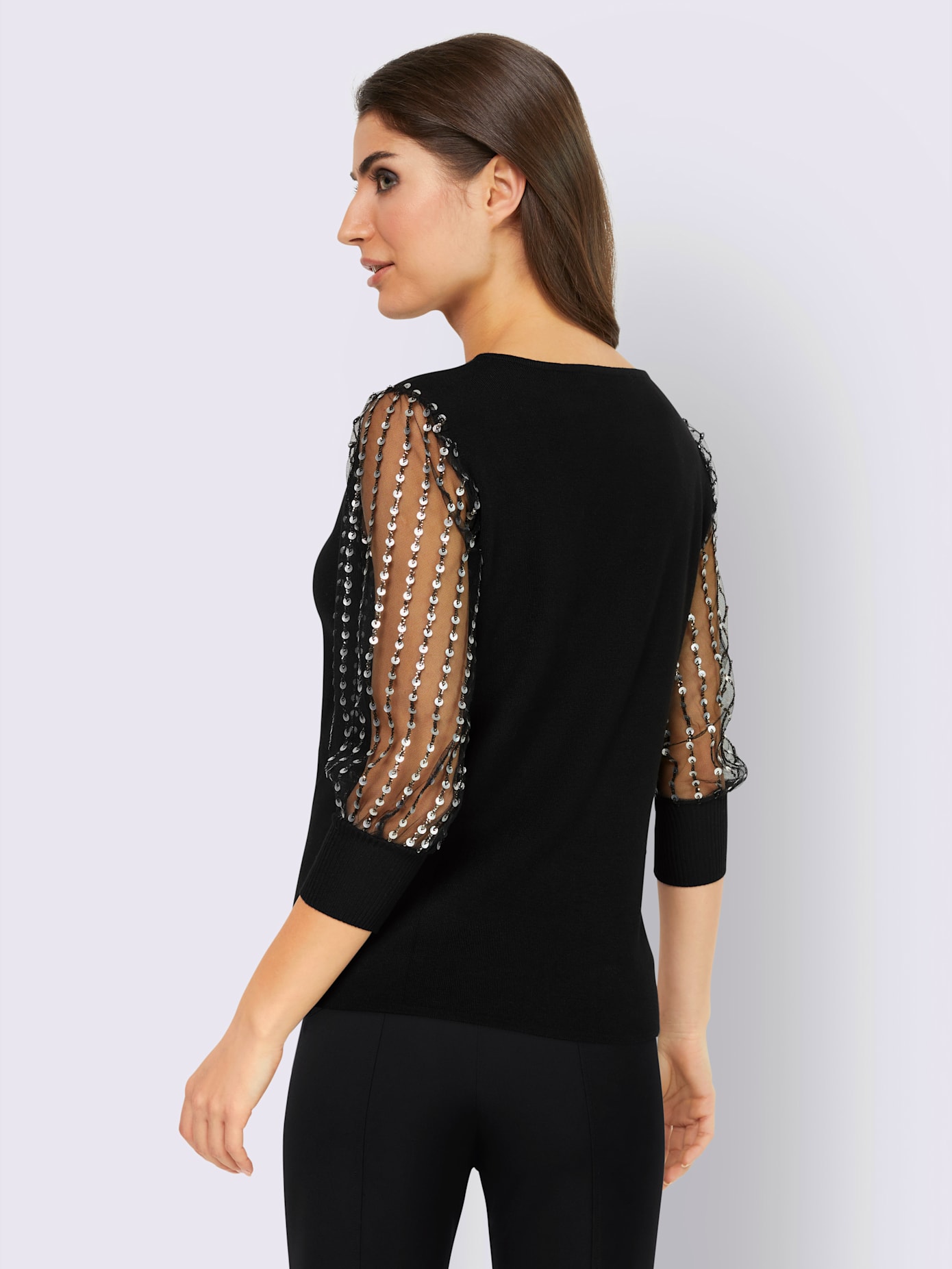 Pull à encolure ronde