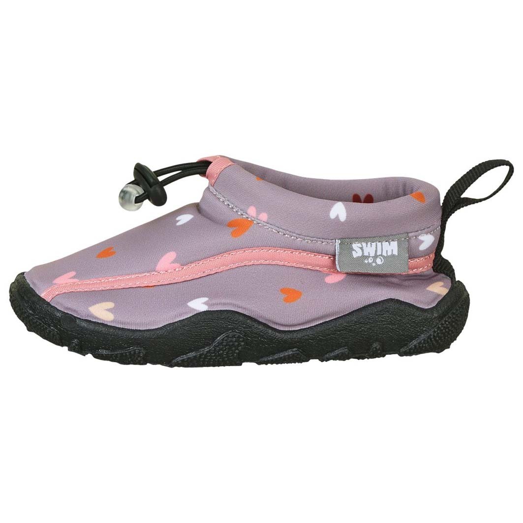 Badeschuhe HERZ in pastellviolett