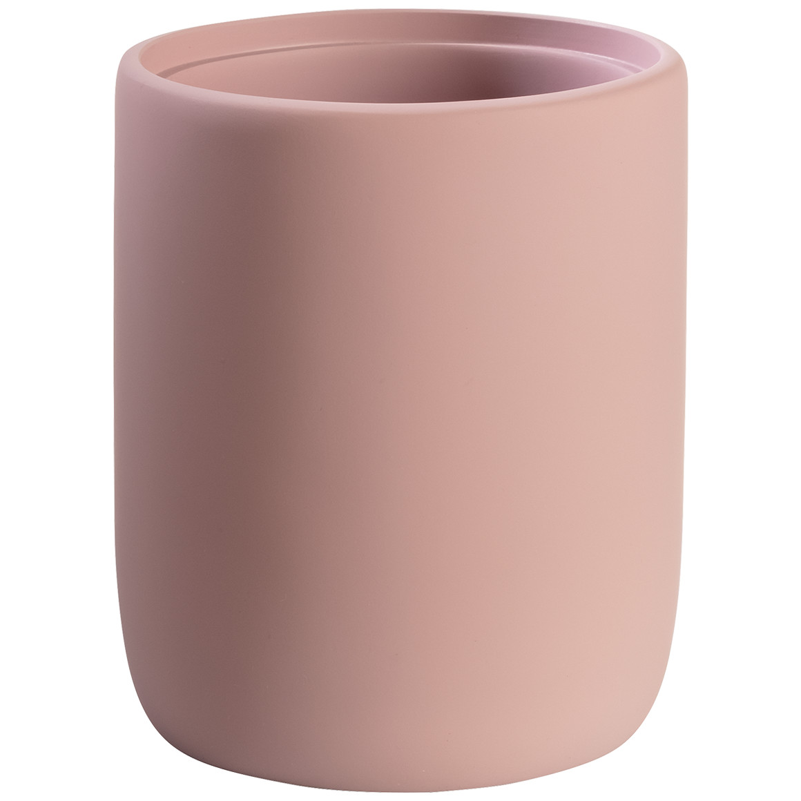 My Home Zahnputzbecher mit Soft-Touch-Oberfläche rosa