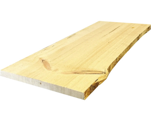 Rancher plank sparrenhout, ruw gezaagd, 2500 x 15-310 x 24 mm
