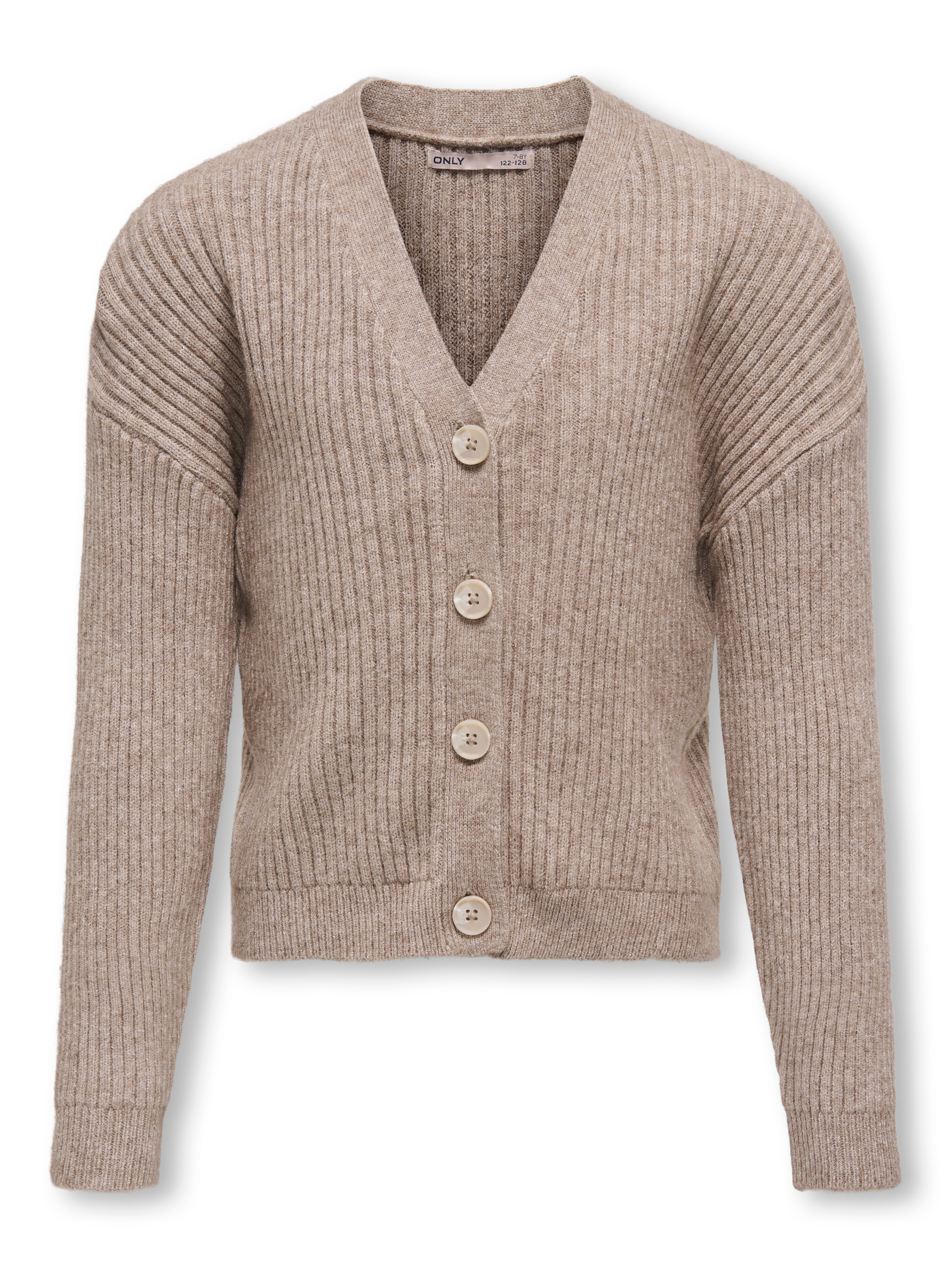 KOGMANDY Strickjacke Beige