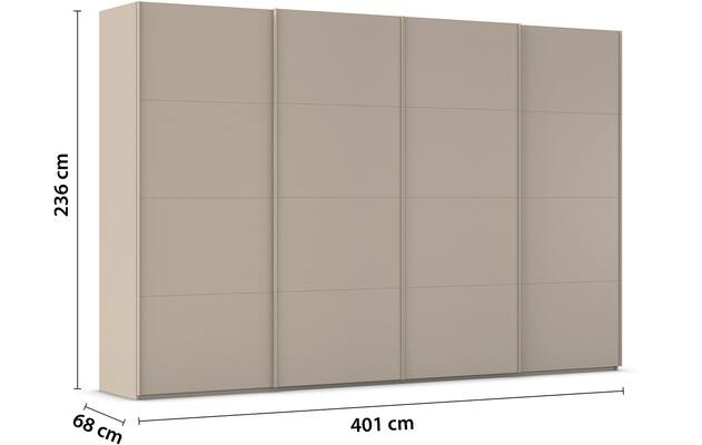 Kledingkast Finca Mat Glas