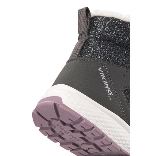 Viking Equip Warm Støvler, Charcoal/Dusty Pink, 33