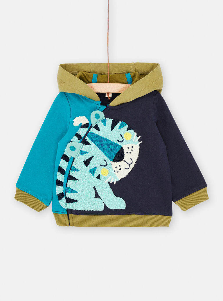 Gilet tricolore pour bébé garçon