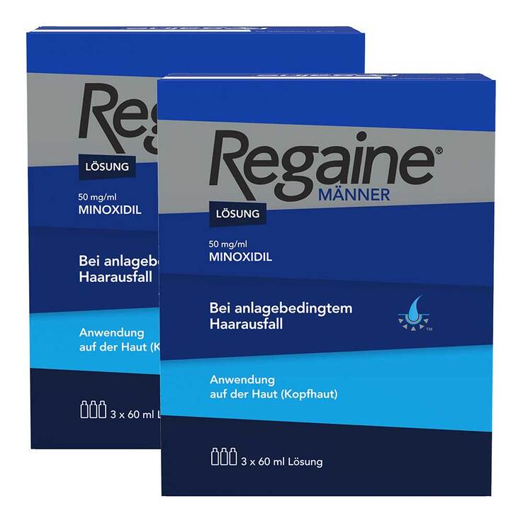Regaine Männer Lösung, 2x3x60 ml
