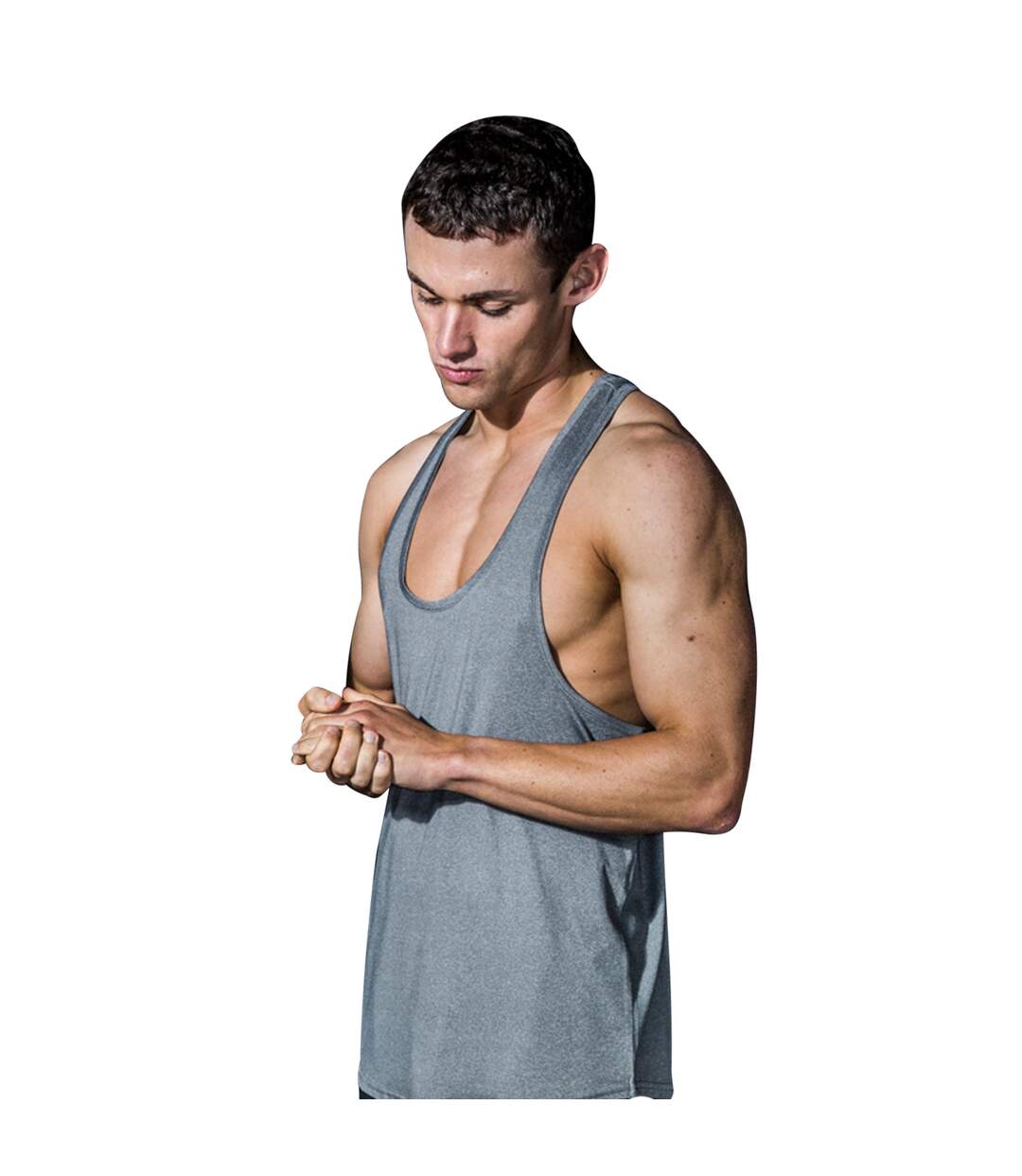 Tombo - Débardeur de musculation - Homme (Gris marne) - UTRW5472