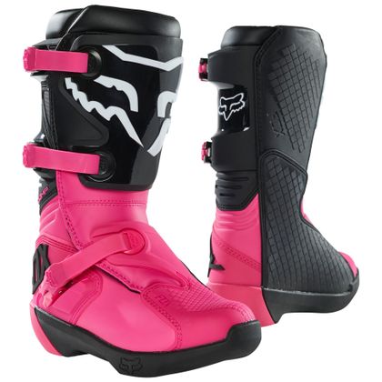 Bottes cross Fox ENFANT COMP - BLACK PINK - Rose / Noir