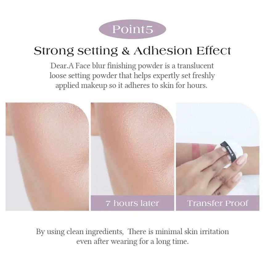 Dear.A - Face Blur Finishing Powder