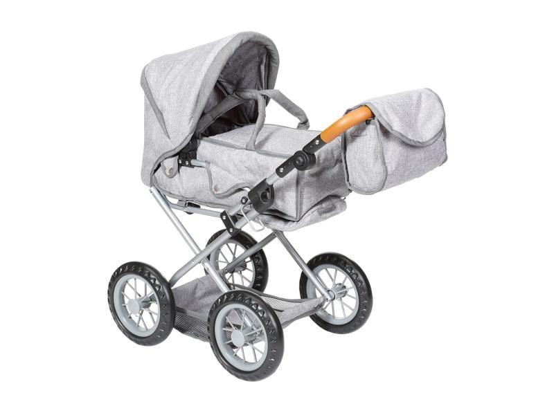 Knorrtoys Puppenwagen Ruby Stone Grey Puppenkombiwagen