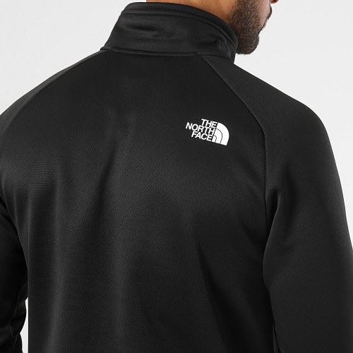 Sweat Col Zippé Reaxion Fleece A855L Noir