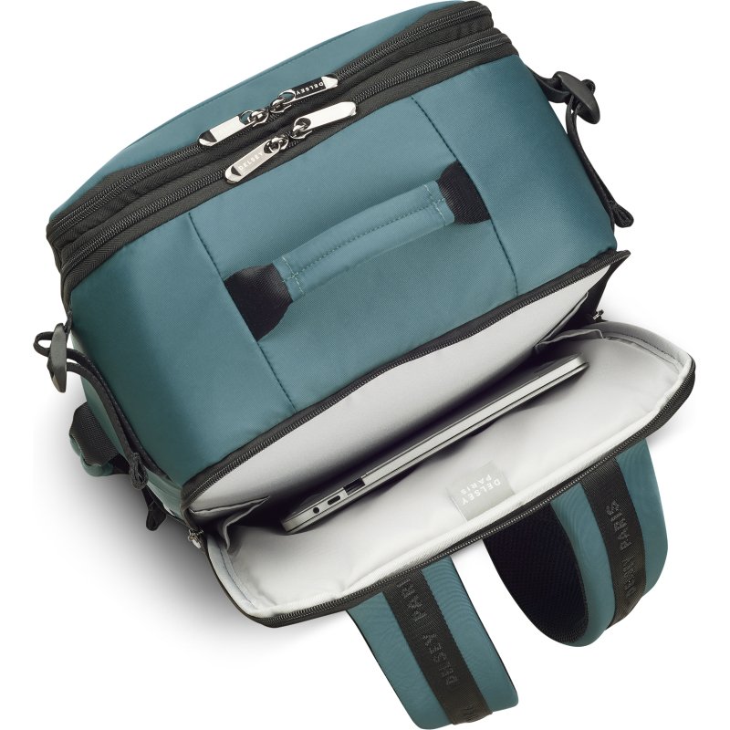 Delsey Sac à dos underseater Soft Shadow vert pour ordinateur portable 15.6''