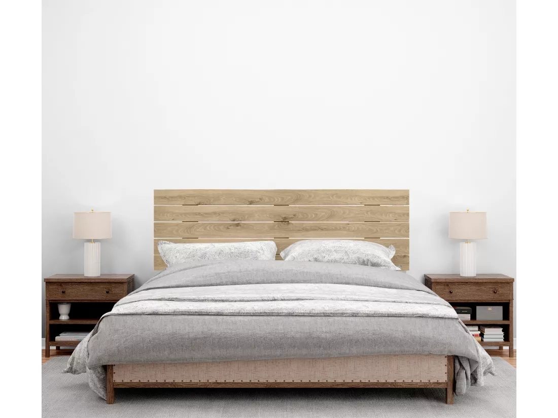 DHOME Tête de lit en bois recyclé DM Style Palette Horizontale 160x46cm Lits 150/160 - Bois Cambrian