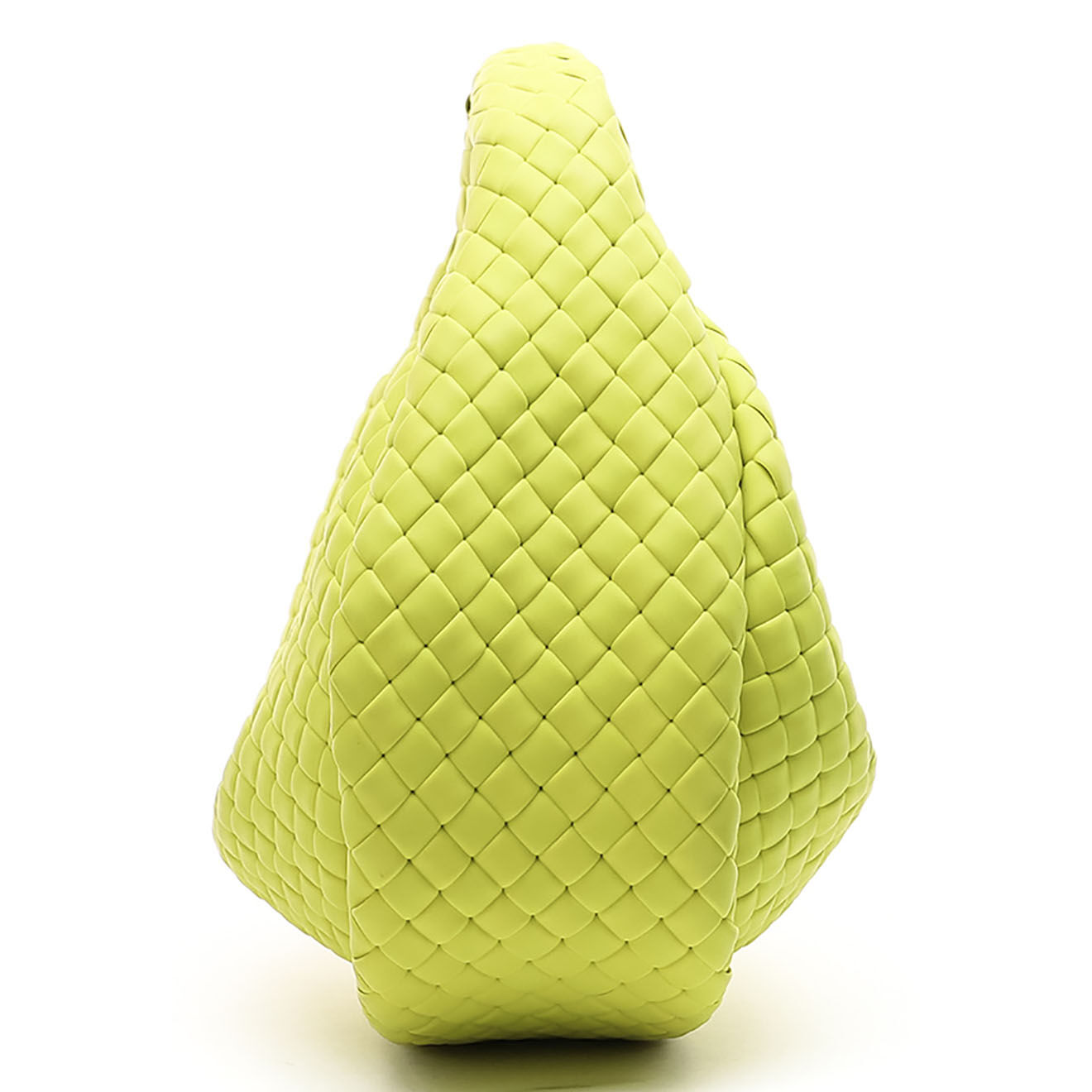Bottega Veneta Sac à main Jersey vert - Très bon état - L.29 cm