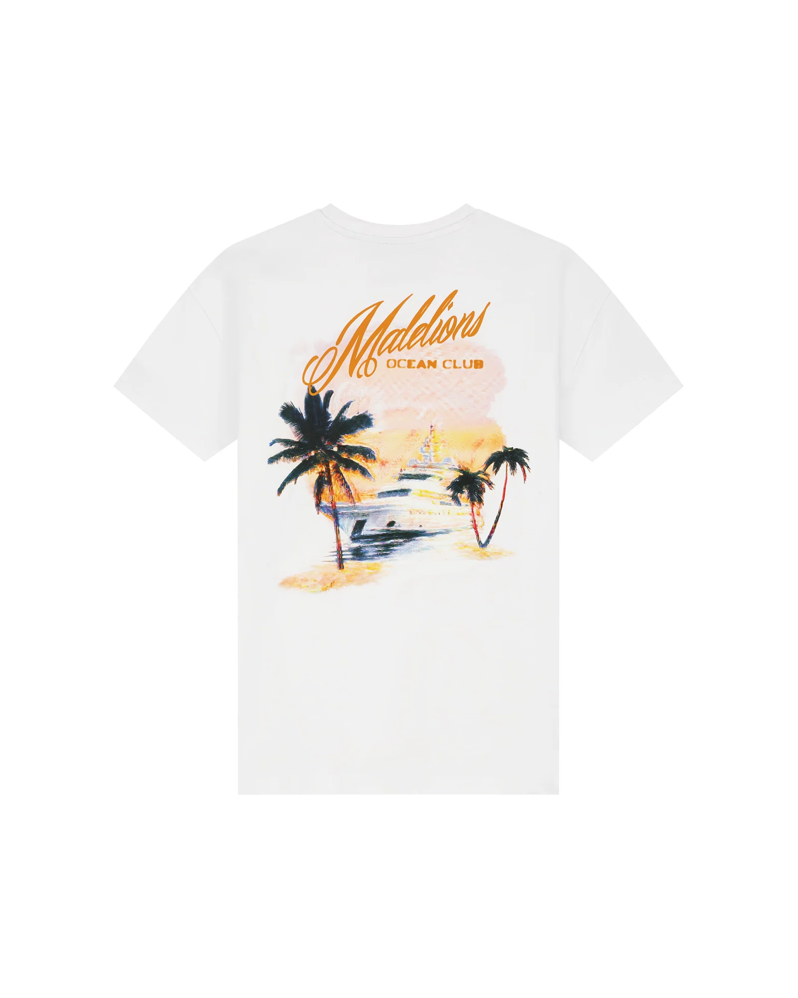 Malelions Junior Relaxed Yacht T-shirt Kids Wit