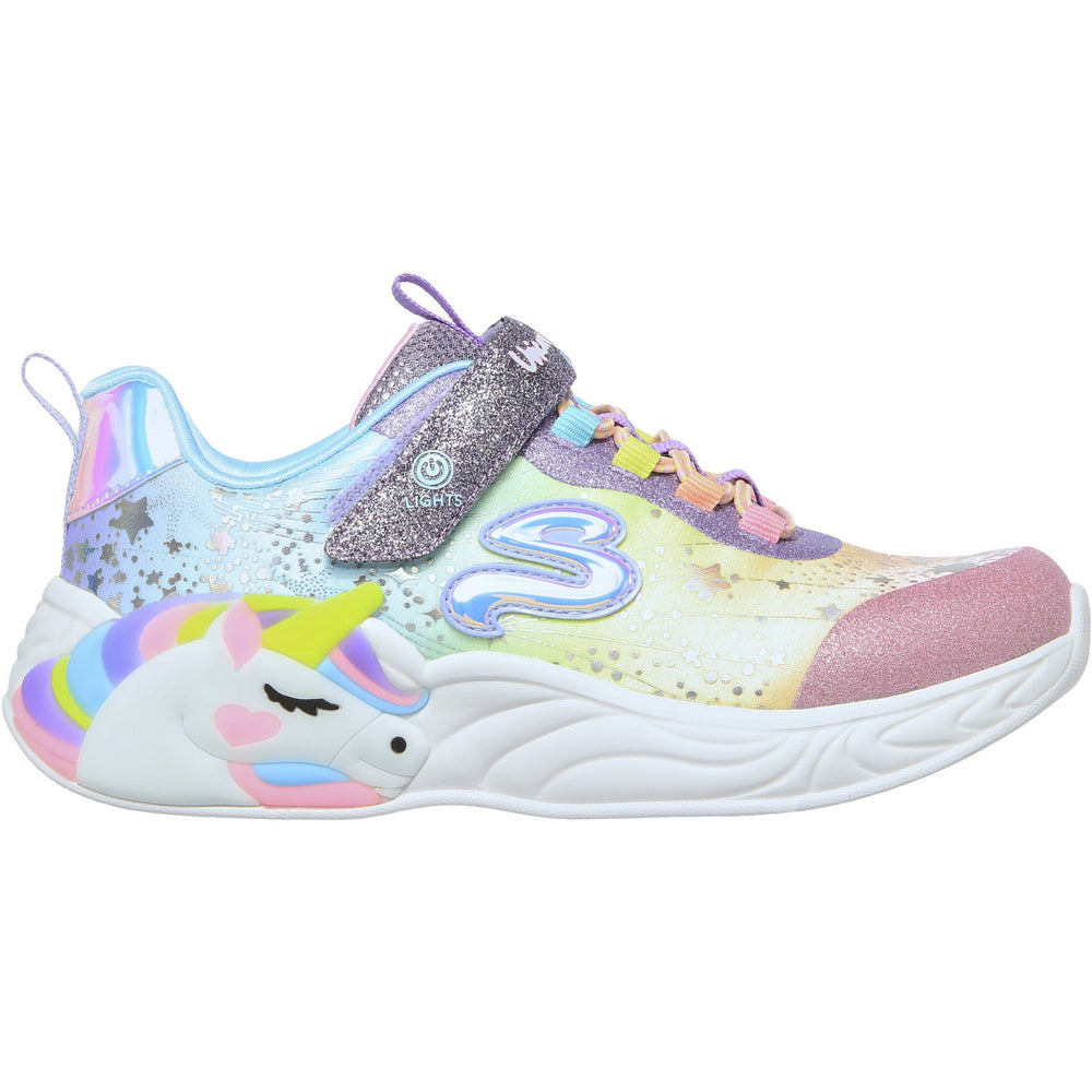 Køb Skechers Purple S-Lights Unicorn Dreams