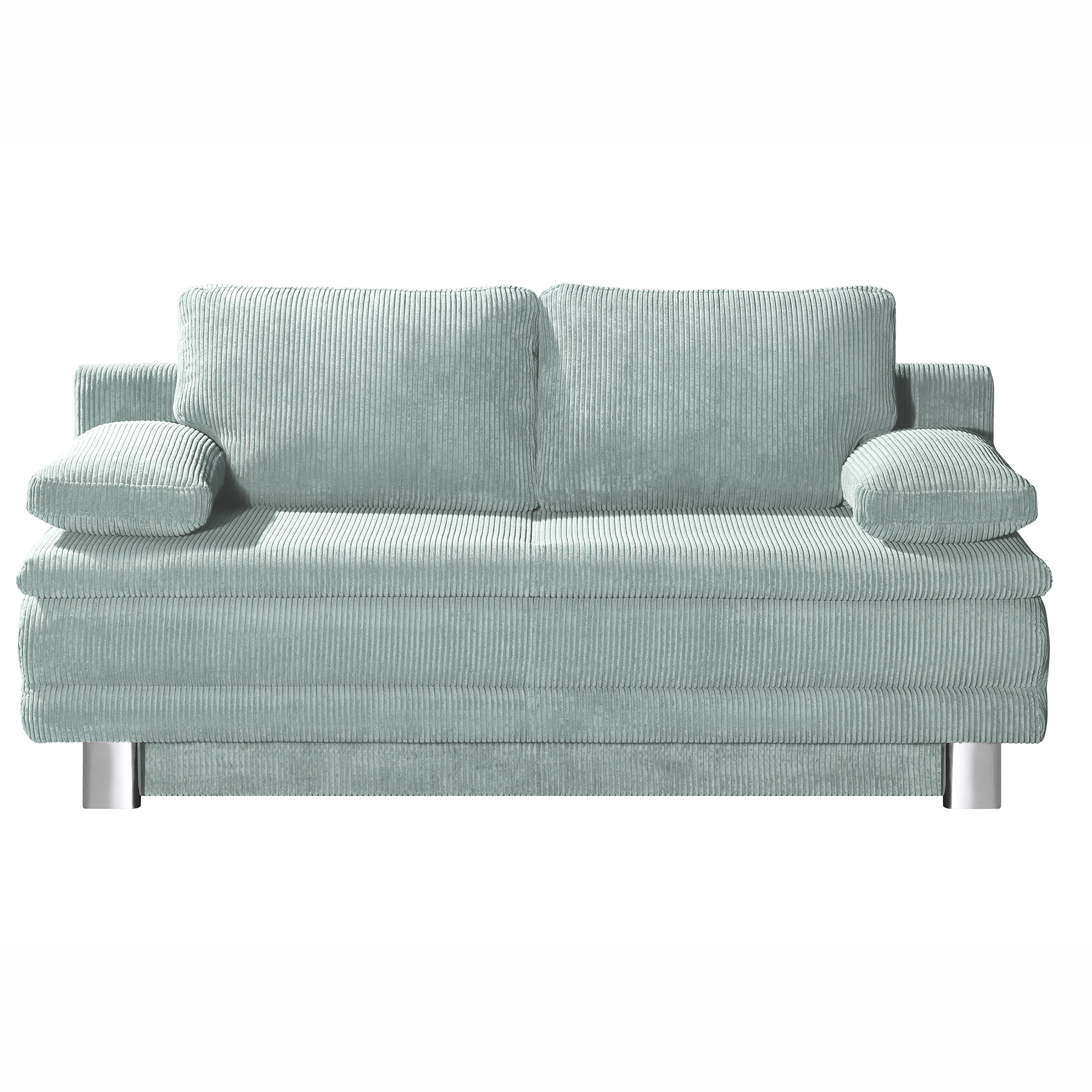 Schlafsofa - mint - mit Staukasten - 194 cm breit