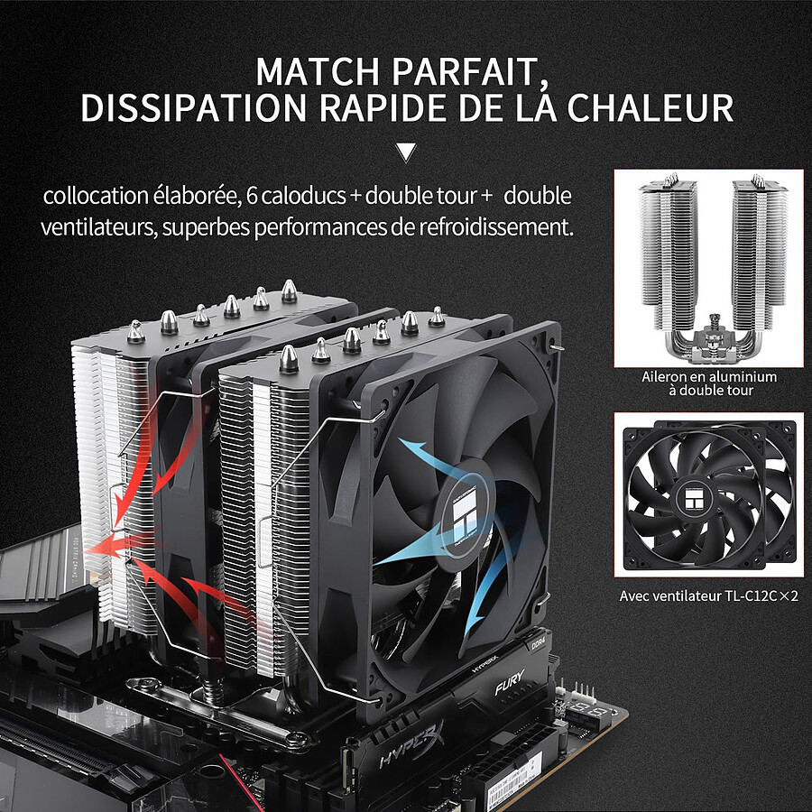 Thermalright Peerless Assassin 120 SE - Noir