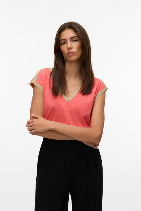 Vero Moda rode dames t-shirt