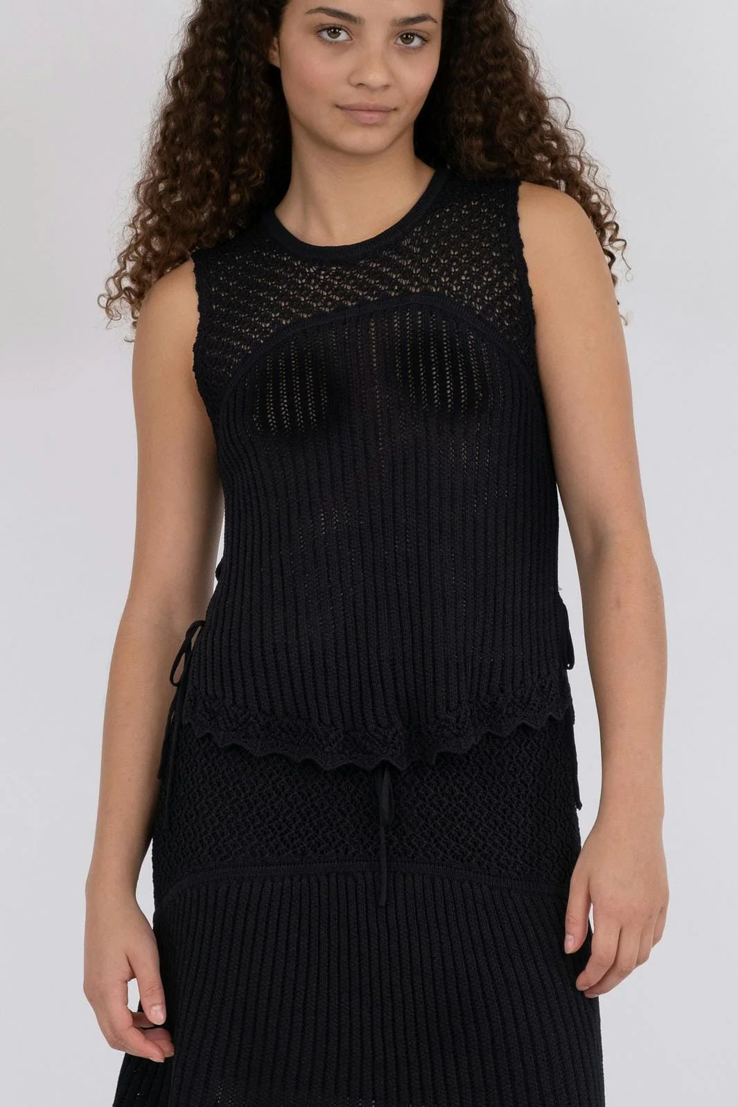 Neo Noir Coral Knit Top