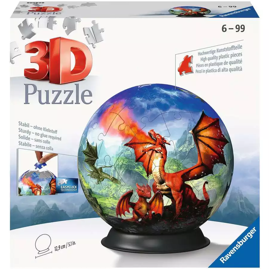 Ravensburger Puzzle-Ball Mystische Drachen bunt