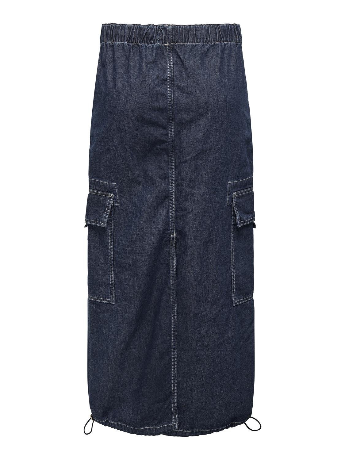 ONLSKYLAR Jeansrock Dark Blue Denim