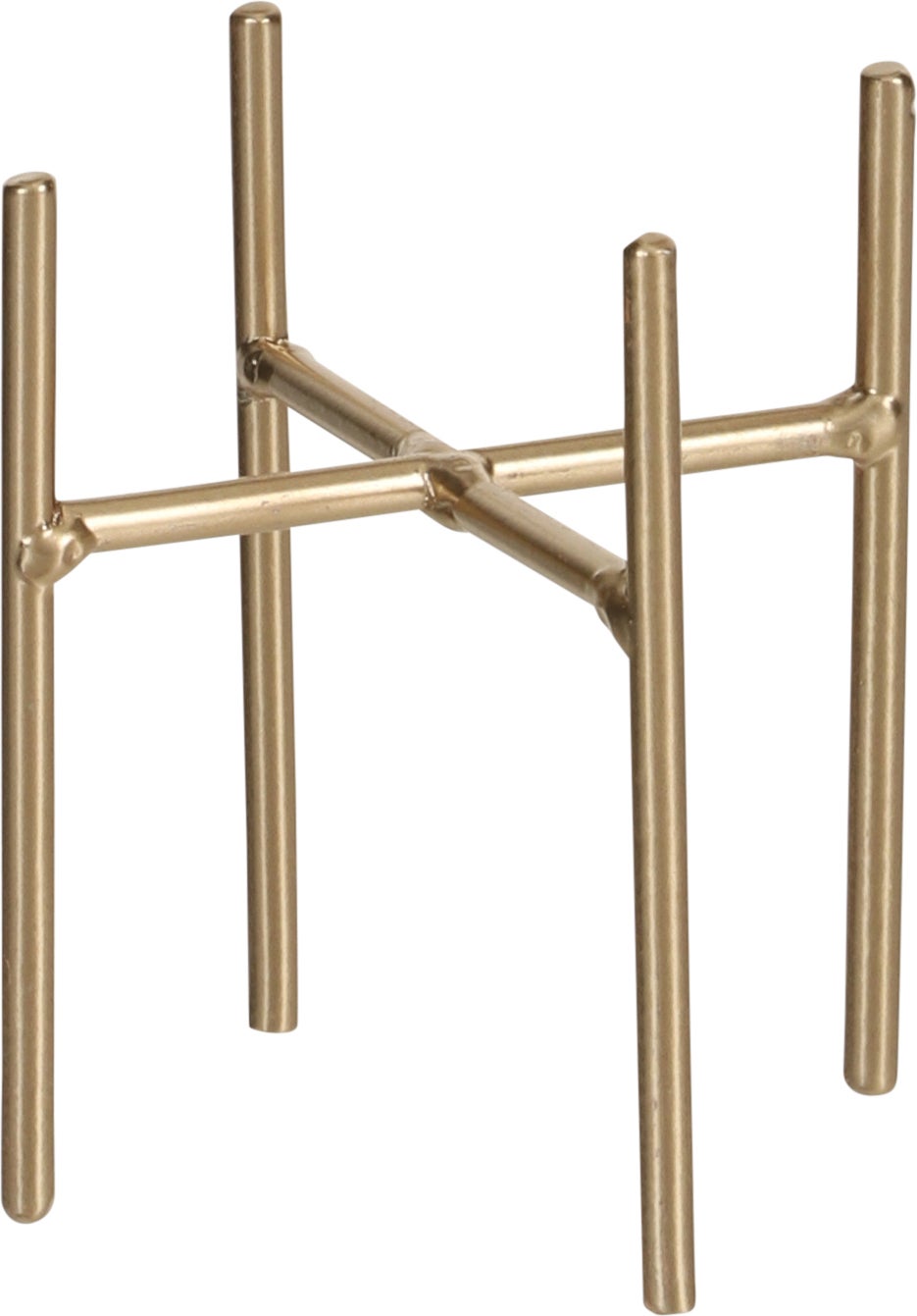 Mica Decorations bloempothouder Ascot goud D 8,5 H 9,5 cm