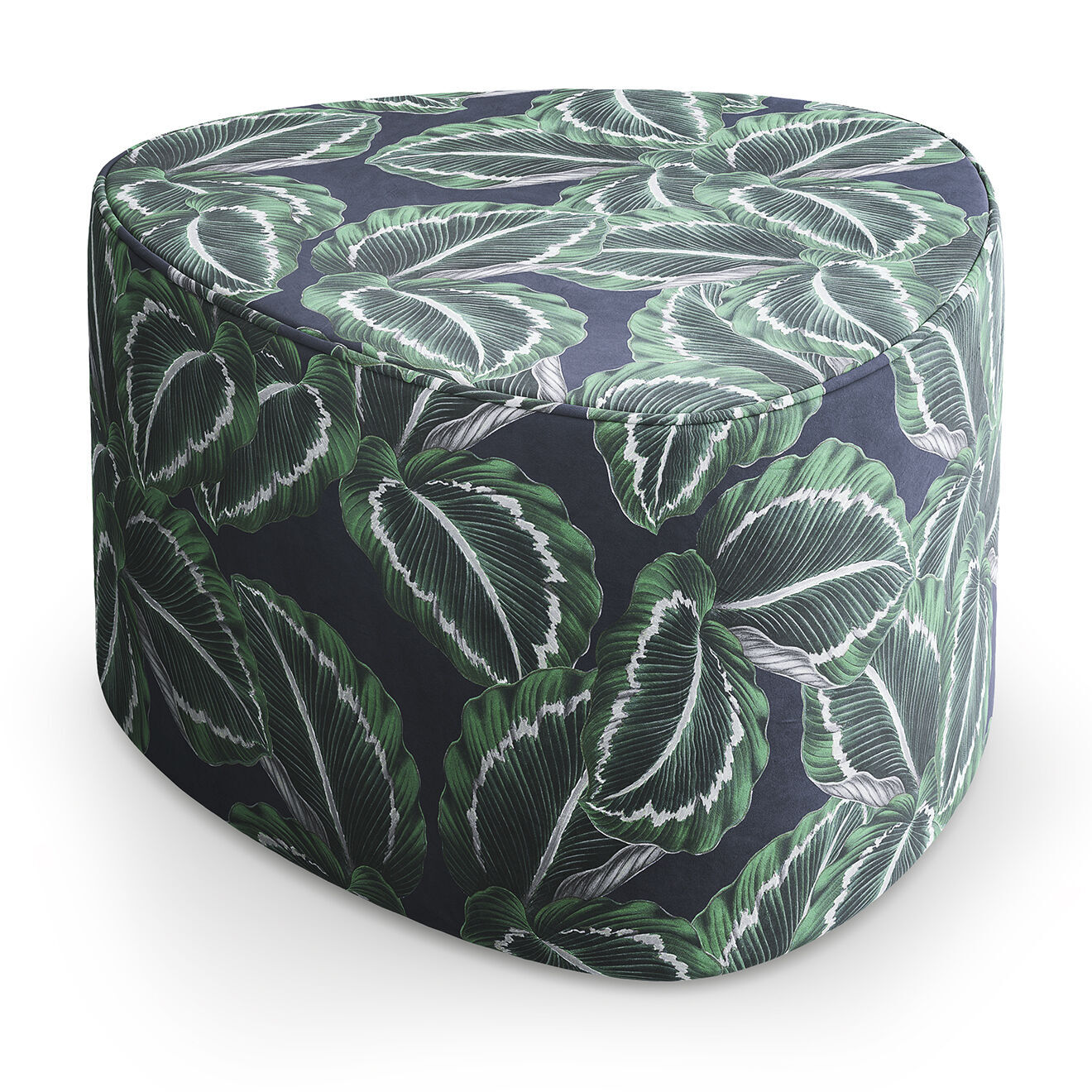 CXL by Christian Lacroix Pouf Velours Andalou multicolore - 70x70x47 cm