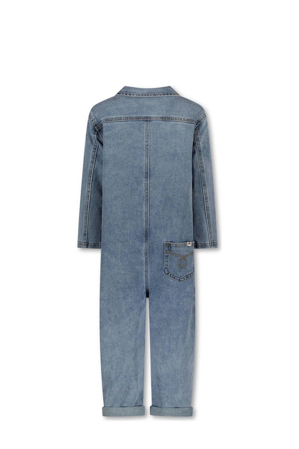 The New Chapter spijkerpak medium blue denim