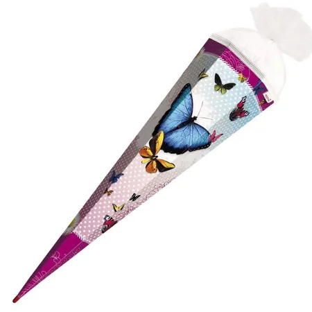 Roth Schultüte Special Design Butterfly, 85 cm, eckig