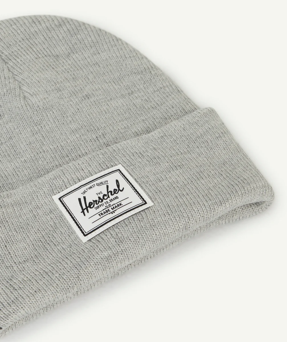 HERSCHELBONNET 2-4 ANS ELMER BEANIE EN MAILLE GRIS CLAIR