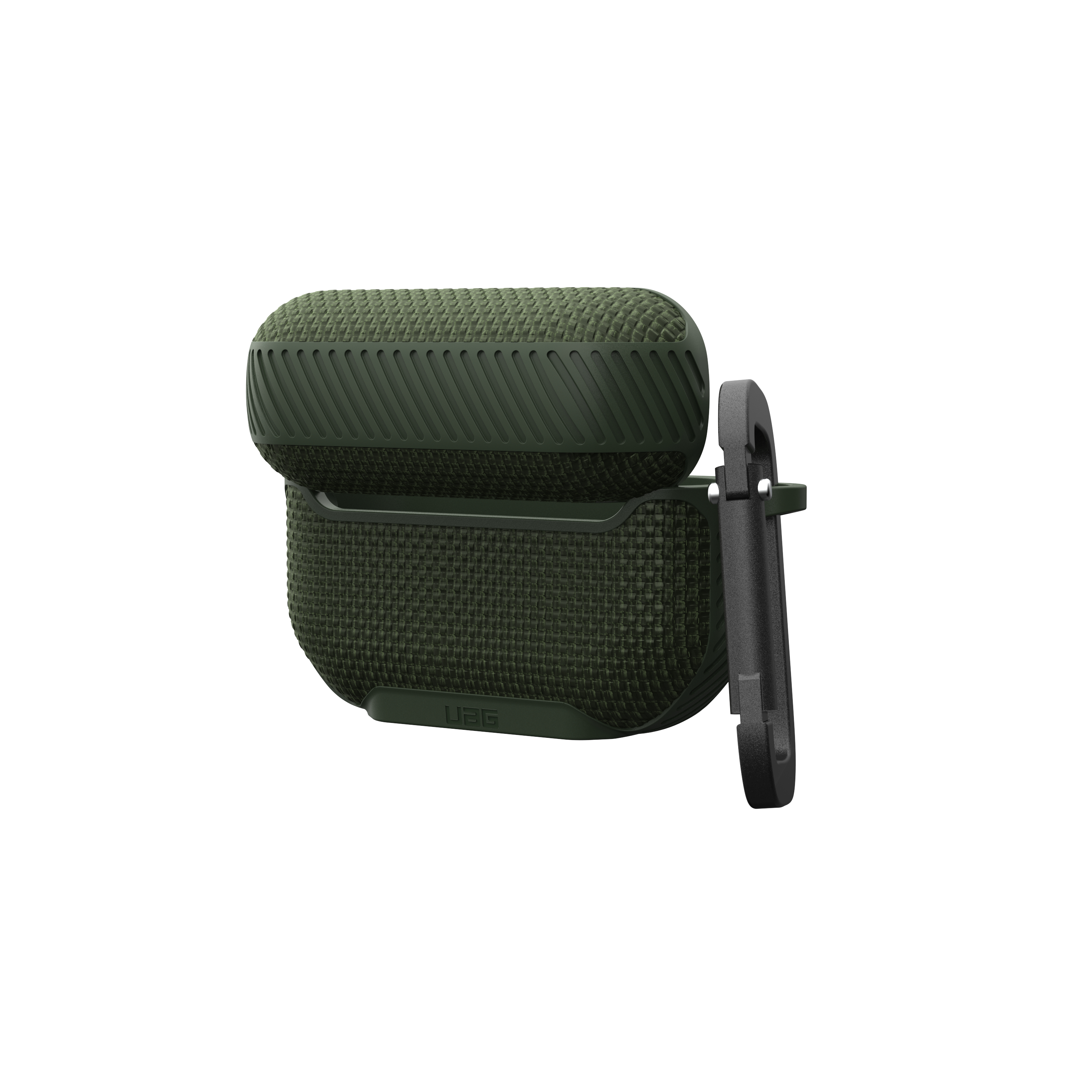 AirPods Pro 2 / AirPods Pro Nylon Schutzhülle mit Karabinerhaken Metropolis (104125117272) - Olive Drab