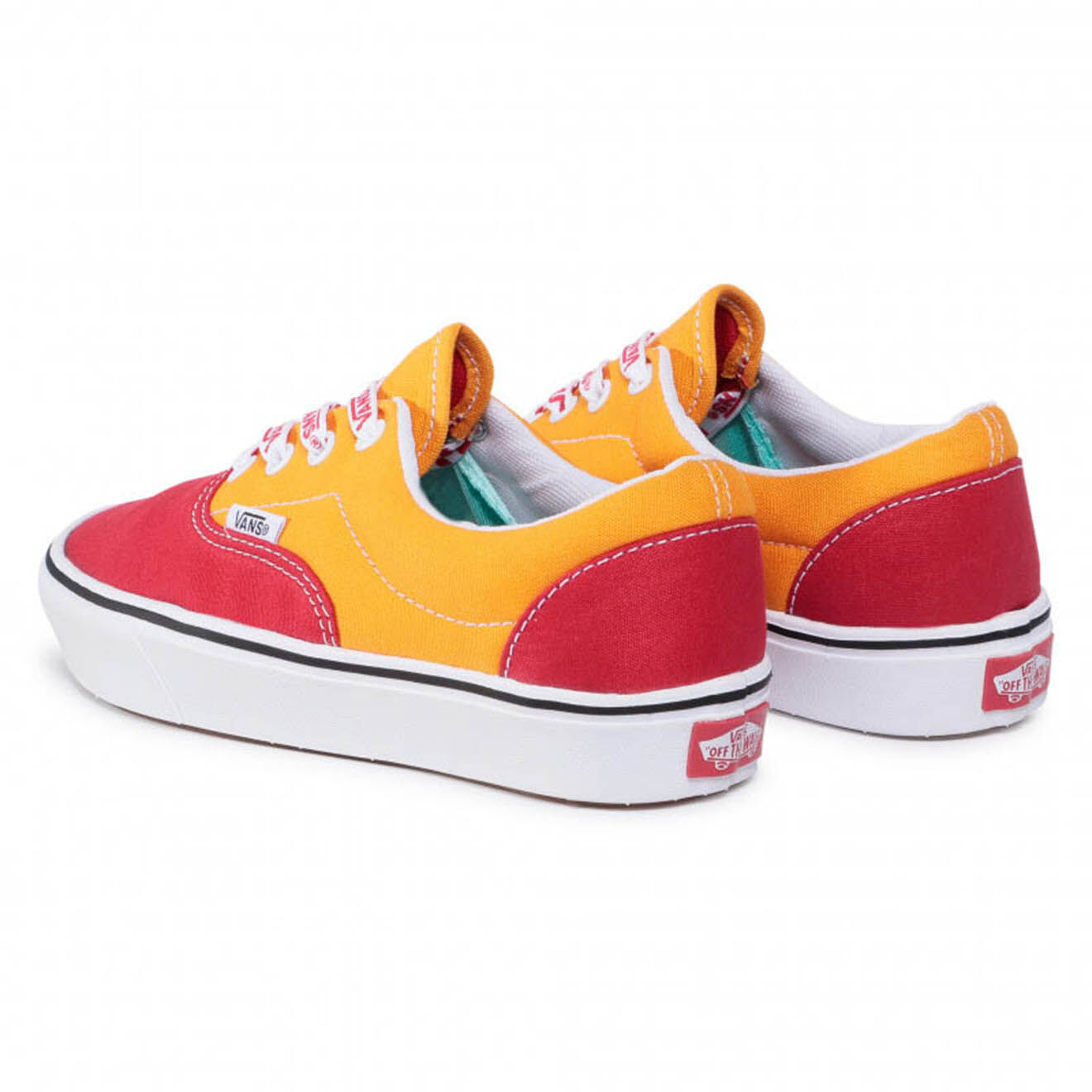 Vans Sneakers en Toile Lace Mix ComfyCush Era jaune/rouge