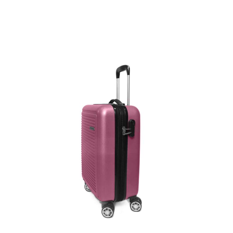 Lot de 3 valises rigides Summer Extensibles 77, 67 et 55 cm Fuxia