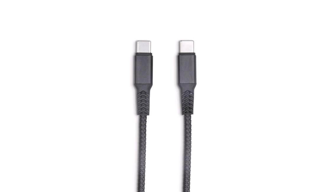 USB-kabel 1M USB-C til USB-C Stof 5A