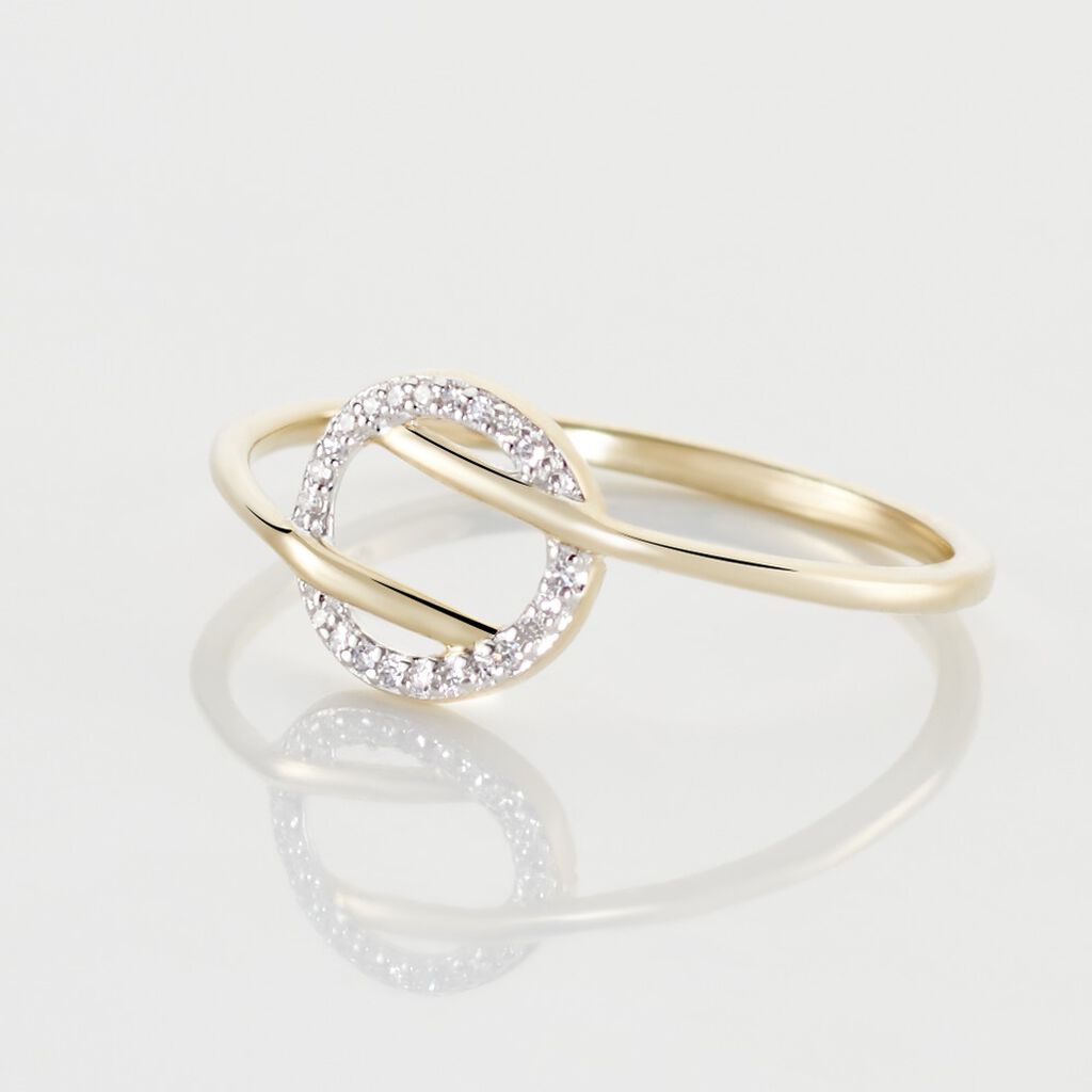 Bague Thealane Or Jaune Diamant