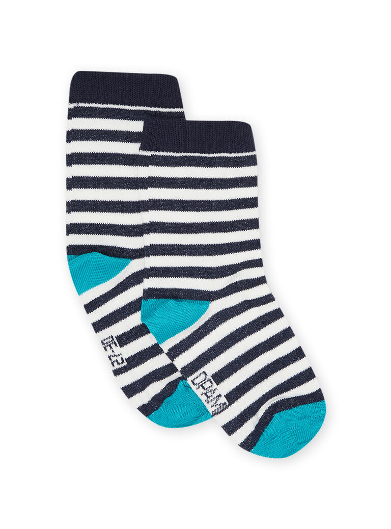 Chaussettes bleu nuit enfant garçon