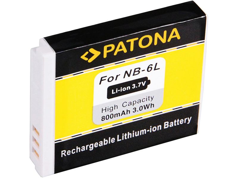 Patona Digitalkamera-Akku NB-6L 100% kompatibel mit dem originalen NB-6L