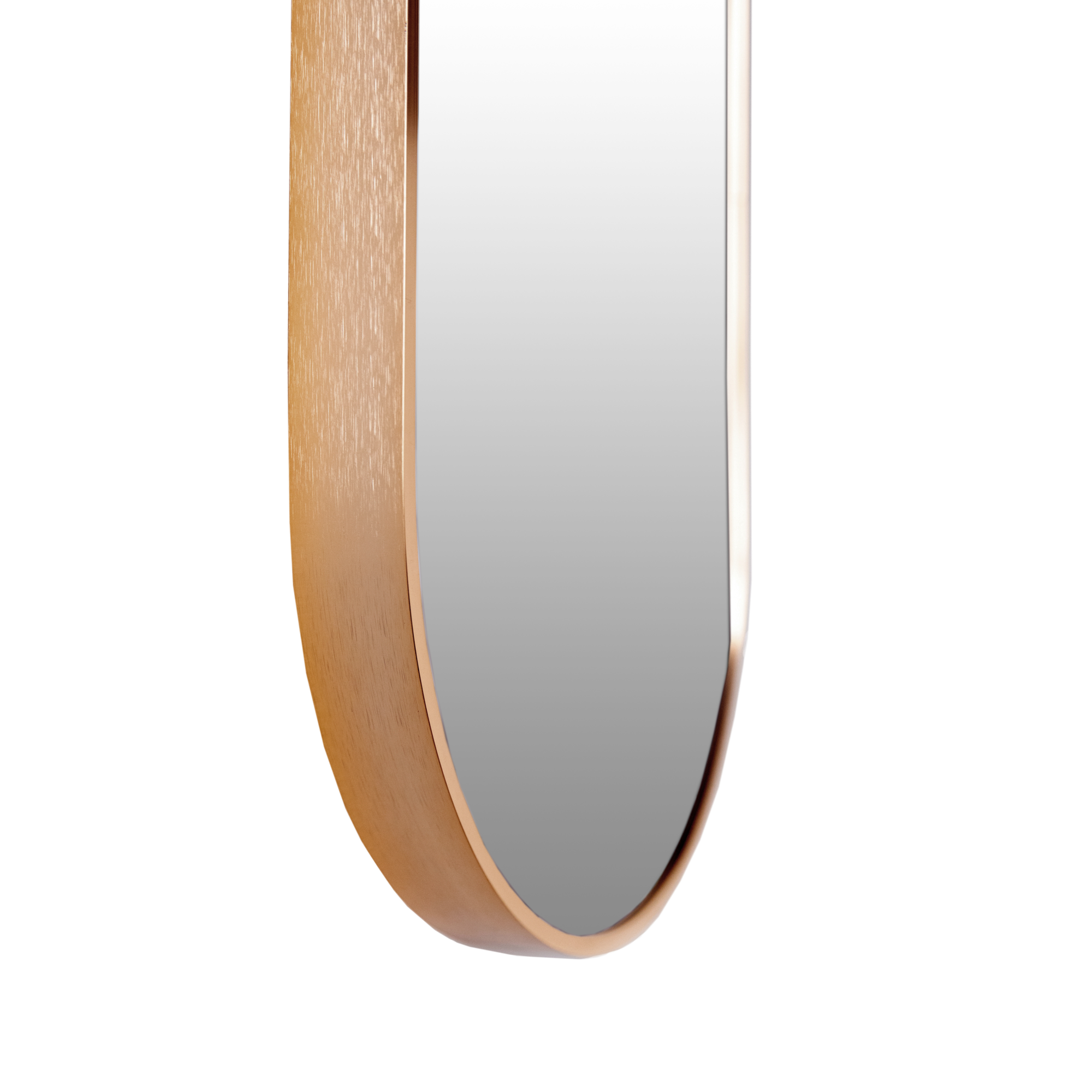 Spiegel ovaal 30x60 - brons