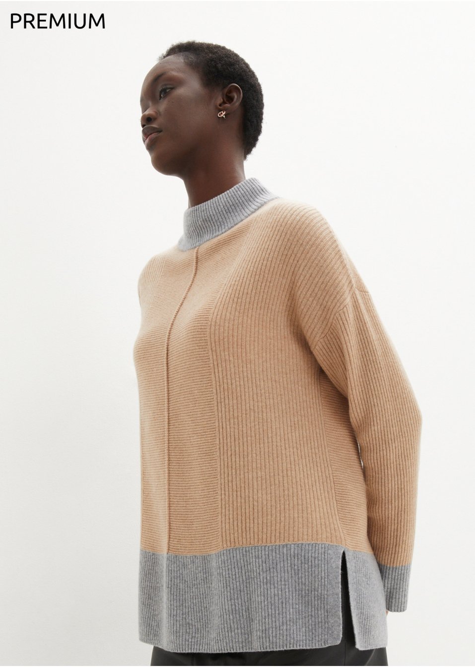 Pull en laine avec teneur en Good Cashmere Standard®