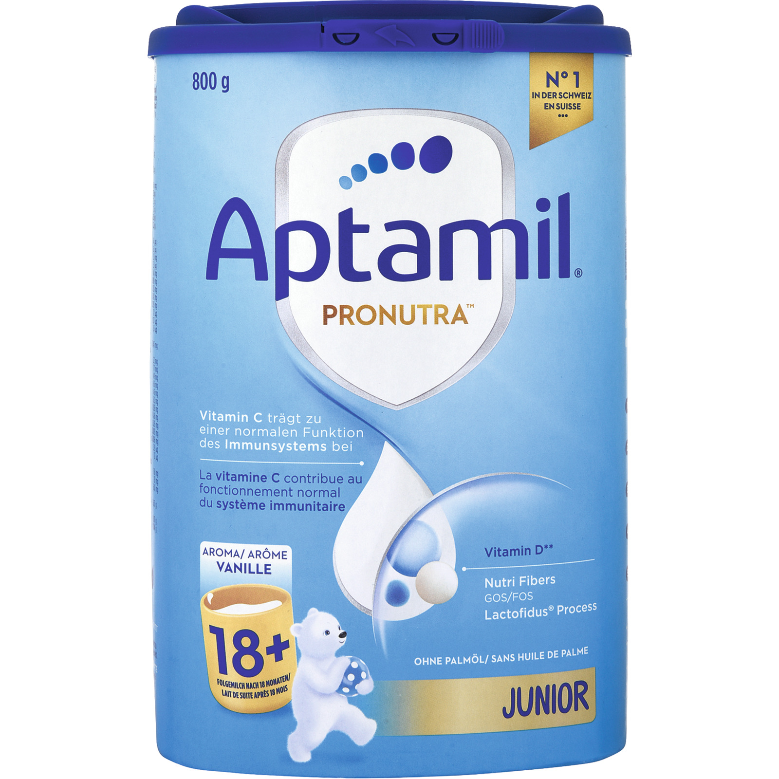 APTAMIL PRONUTRA JUNIOR 18+ VANILLE 800g