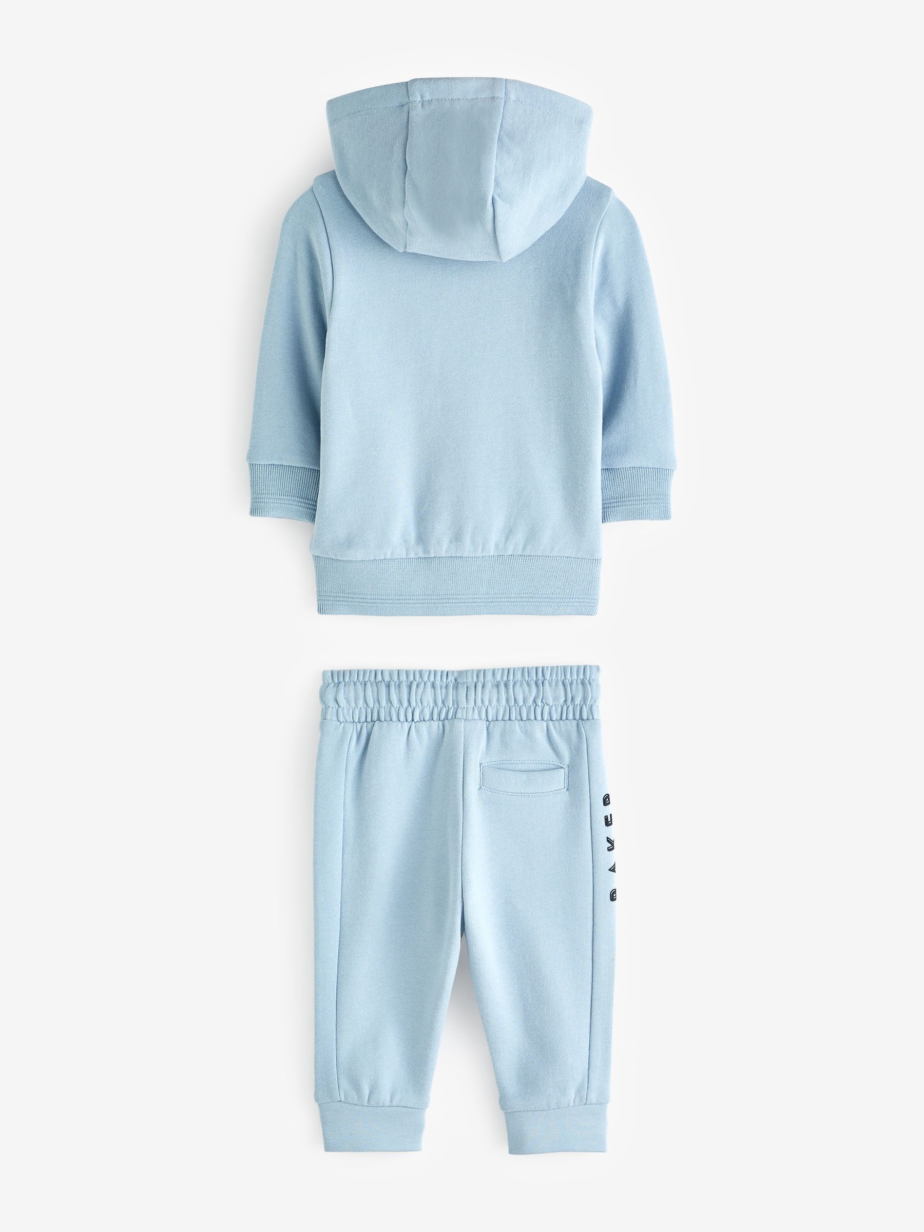 Blauw - Baker by Ted Baker 100% katoenen (0 - 6 jr) driedelig trainingspakset