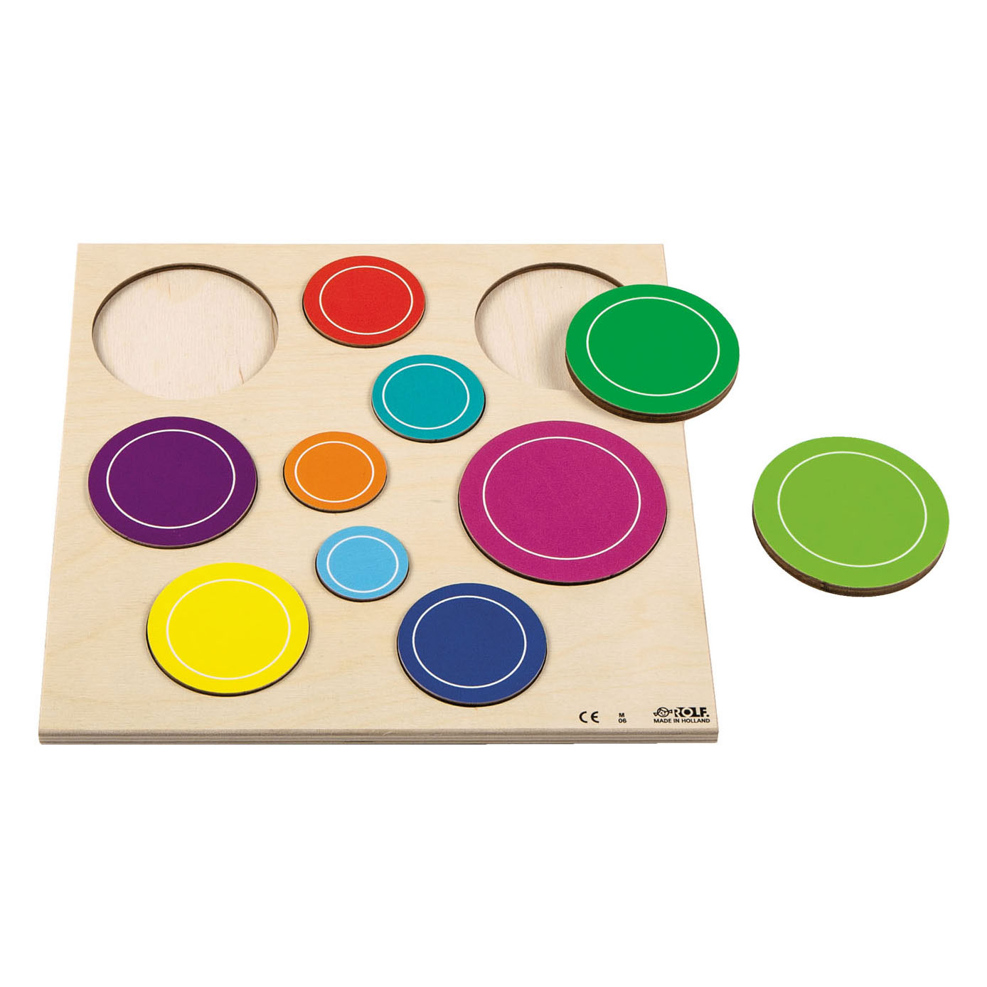 Rolf Relief - Puzzel Ontdek de Grootte Bubbels, 10st.