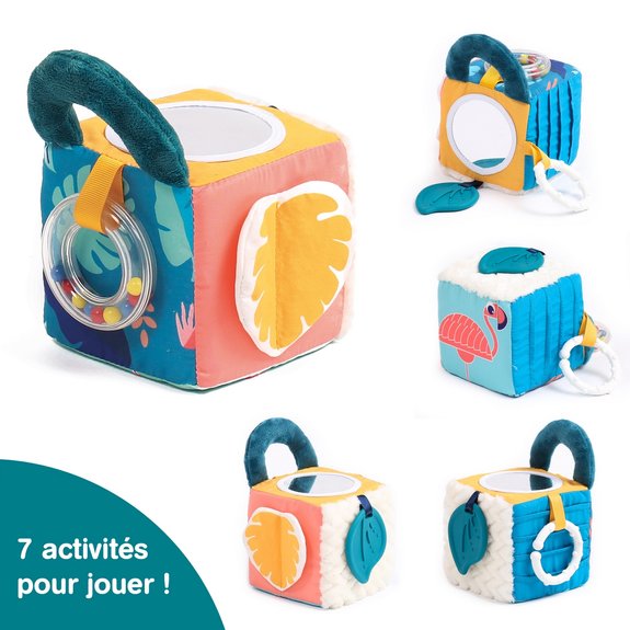 Cube Tissu feuilles