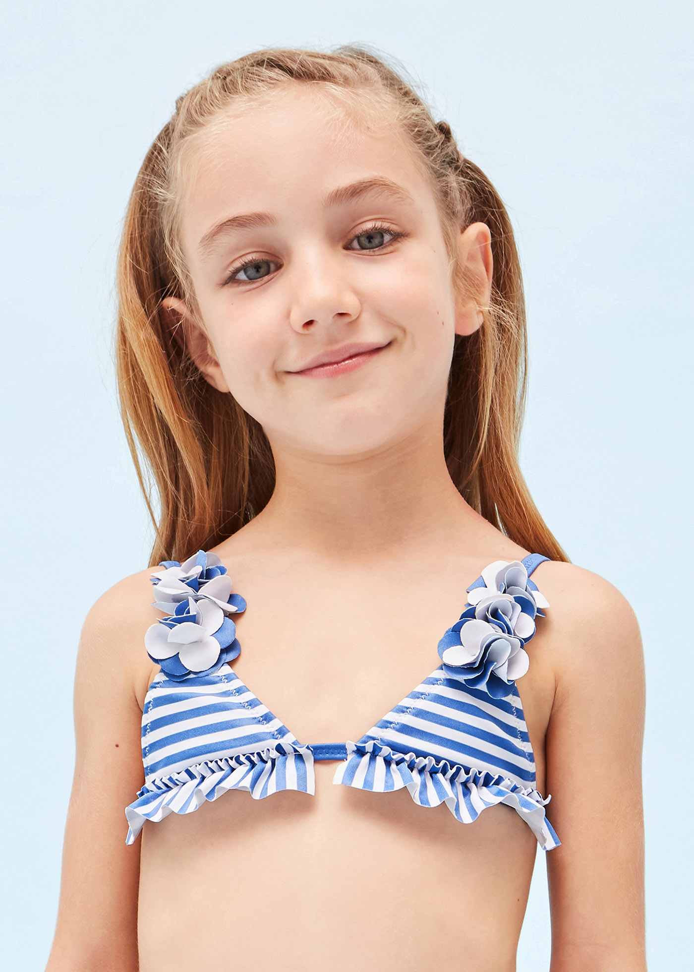 Biquíni com aplique para menina