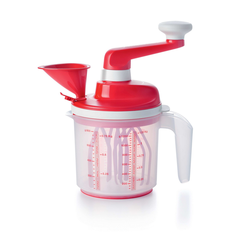 Easy Speedy 1,25 l Stromloser Küchenhelfer zum Herstellen verschiedener Teige