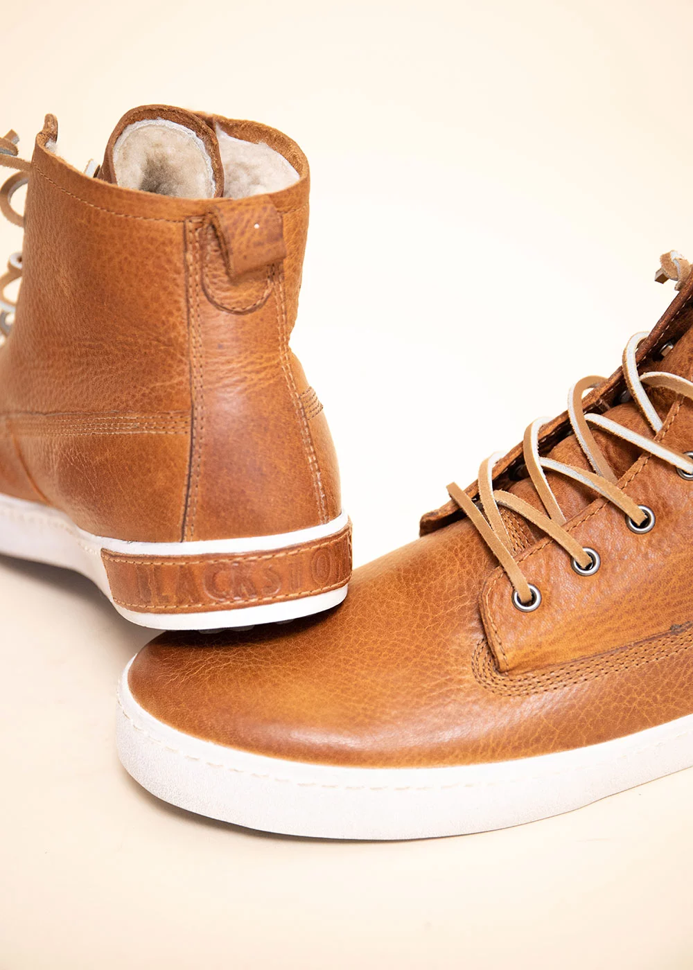 SNEAKERS ICON GM06 CUIR CUOIO