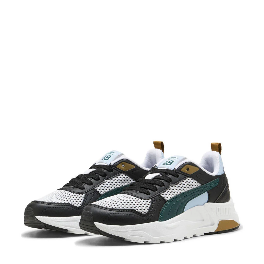 Puma Trinity Lite sneakers wit/groen/zwart
