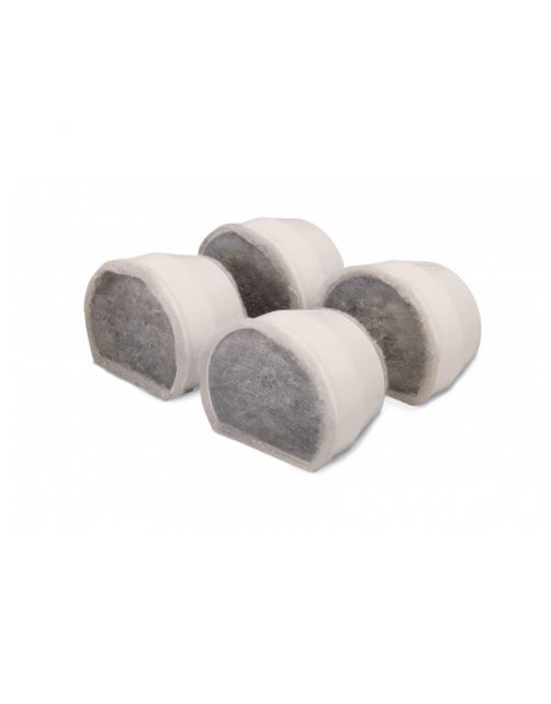 Petsafe Drinkwell Vervangende Koolfilter - Kattendrinkbak - 10x7.5x6.5 cm Grijs 4 stuks