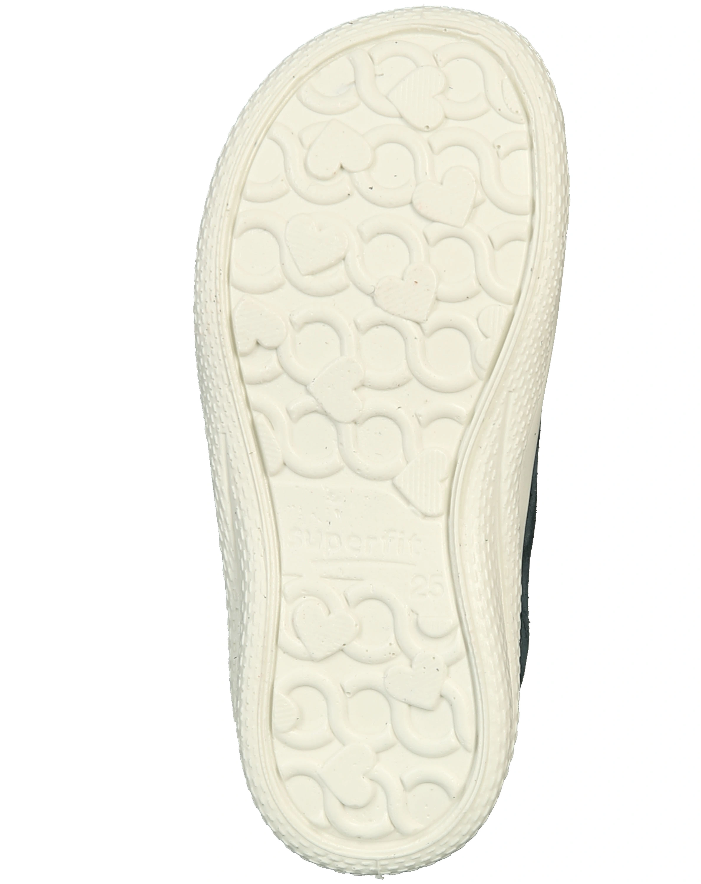Leder-Klettsandalen POLLY - BLUME in dunkelblau