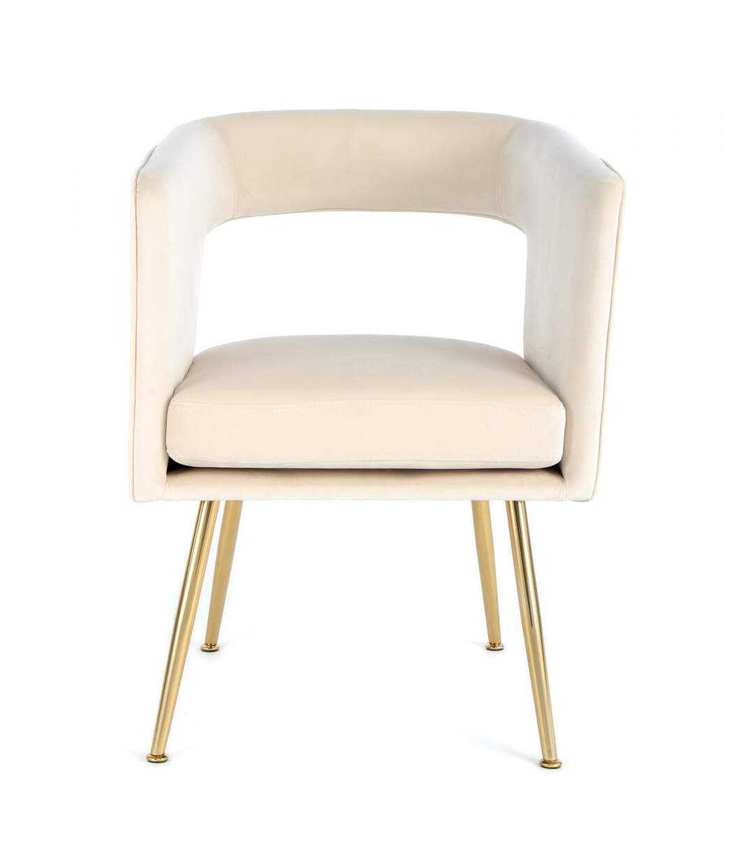 Fauteuil AME en polyester doux et soyeux fait main